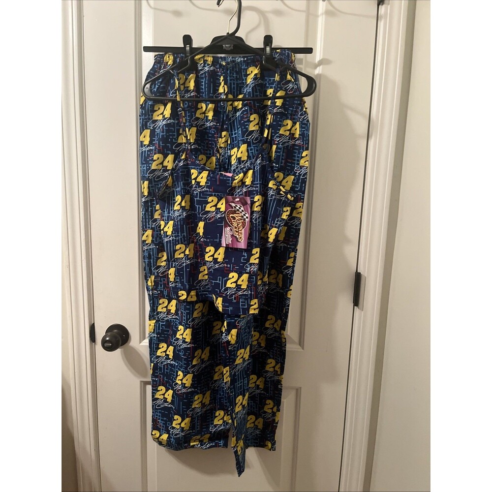 Winner's Circle Women's Pajama Pant Lounge Set #24 Jeff Gordon Multi-Color